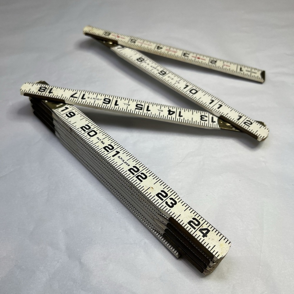 NEW LUFKIN 966 USA MADE WOODEN FOLDING RULER 6 Ft 72"